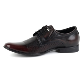 Olivier Scarpe eleganti da uomo in pelle 302T3 ciliegia rosso 1