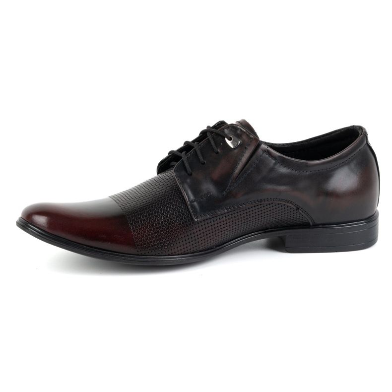 Olivier Scarpe eleganti da uomo in pelle 302T3 ciliegia rosso 1