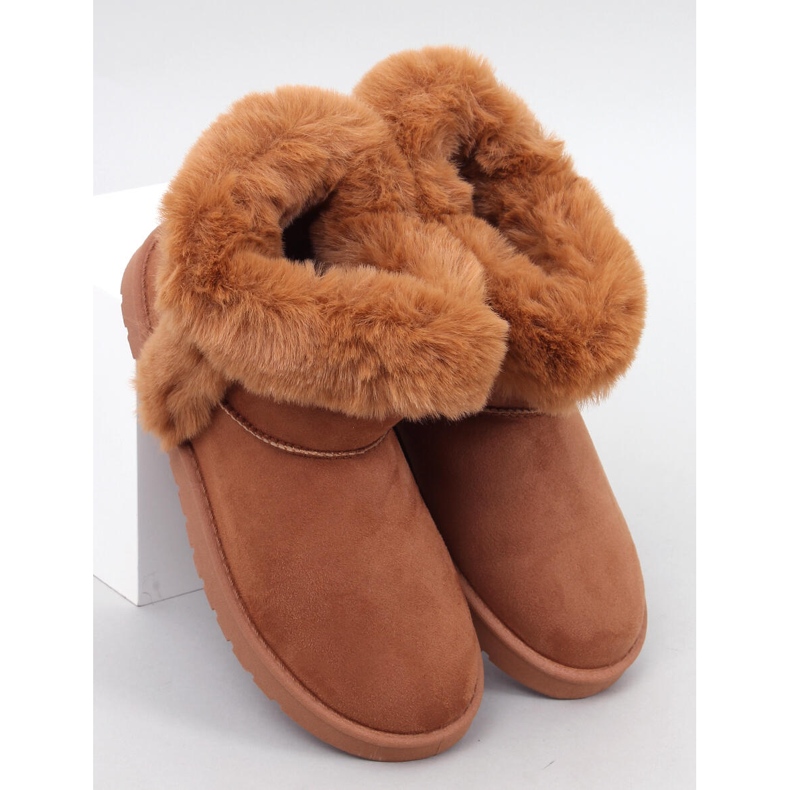Stivali corti Emus con pelliccia Sissoi Camel marrone 1