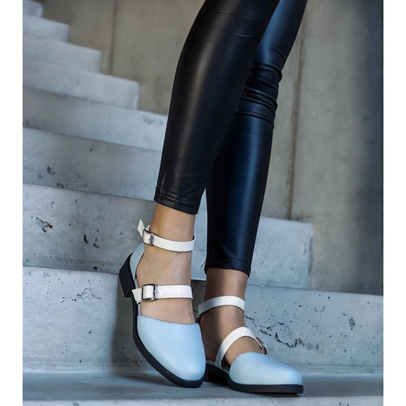 Ballerine blu con fibbia Josiane 2