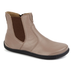 Olivier Stivaletti Chelsea da donna a piedi nudi con cerniera, isolanti 1263, beige 1