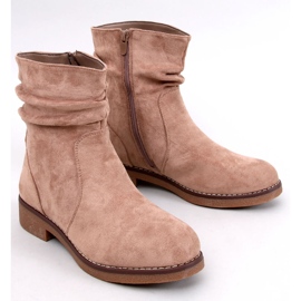 Stivaletti con volant Bracy Khaki beige 1