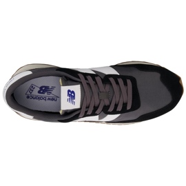 New Balance sneakers da uomo, scarpe sportive lifestyle, pelle scamosciata, nero (MS237GA) 1