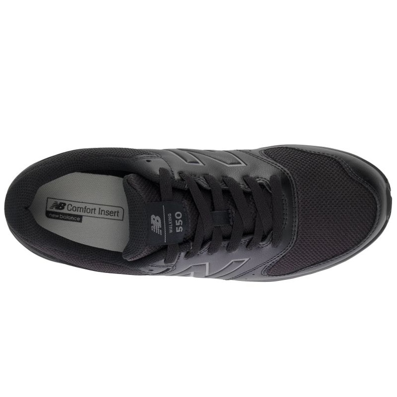 Sneakers sportive da uomo New Balance 550 scarpe da ginnastica nere (MW550BK4) nero 1