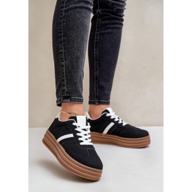 Sneakers Platform da Donna Nere Dravinnia nero 1