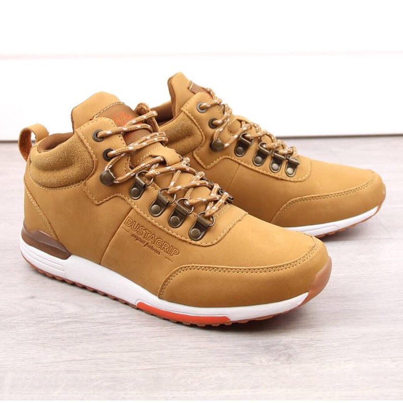 Scarpe Jogger Bustagrip M MRM4C in pelle marrone 1