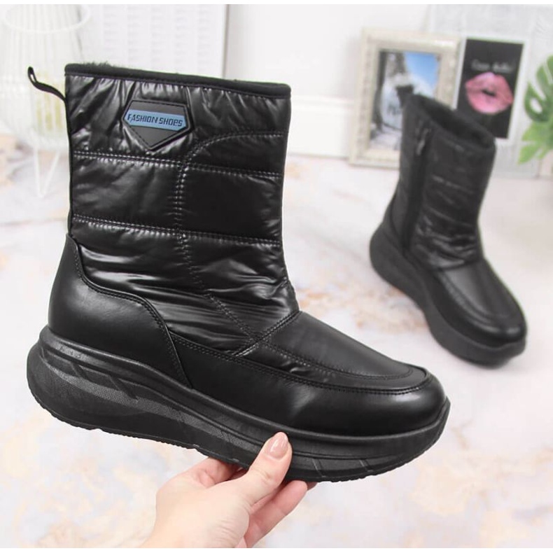 Stivali per sport invernali con cerniera Filippo W PAW396B nero 1