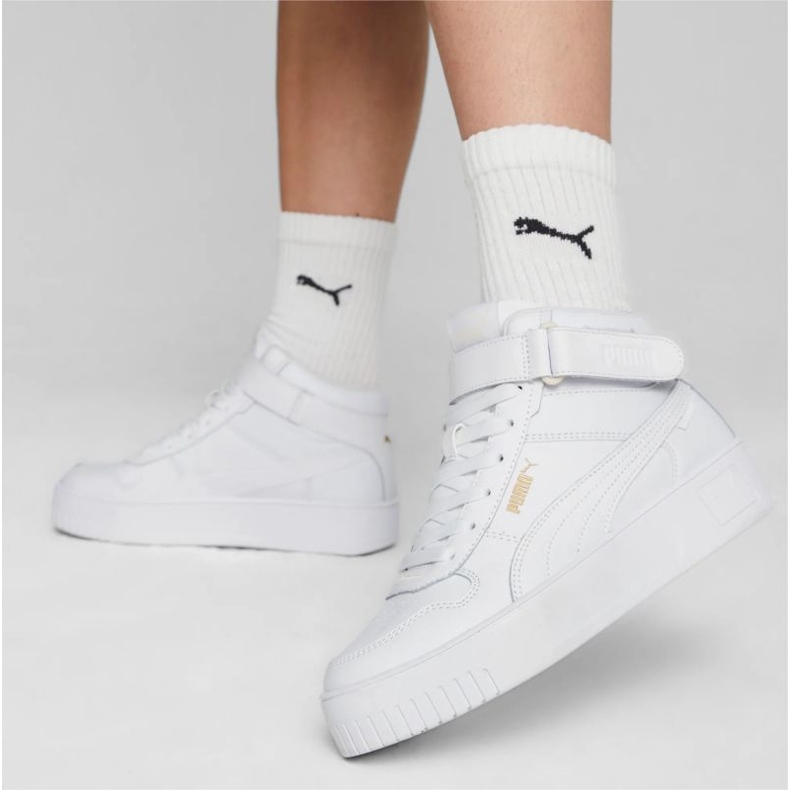 Scarpe Puma Carina Street Mid 392337-01 bianco 2