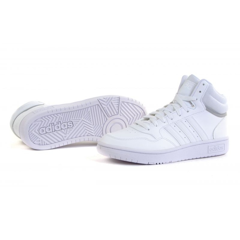 Scarpe Adidas Hoops Mid 3.0 GW0401 bianco 1