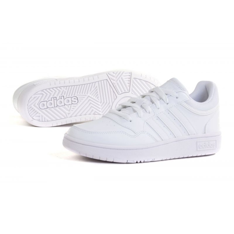 Scarpe Adidas Hoops 3.0 K GW0433 bianco 1