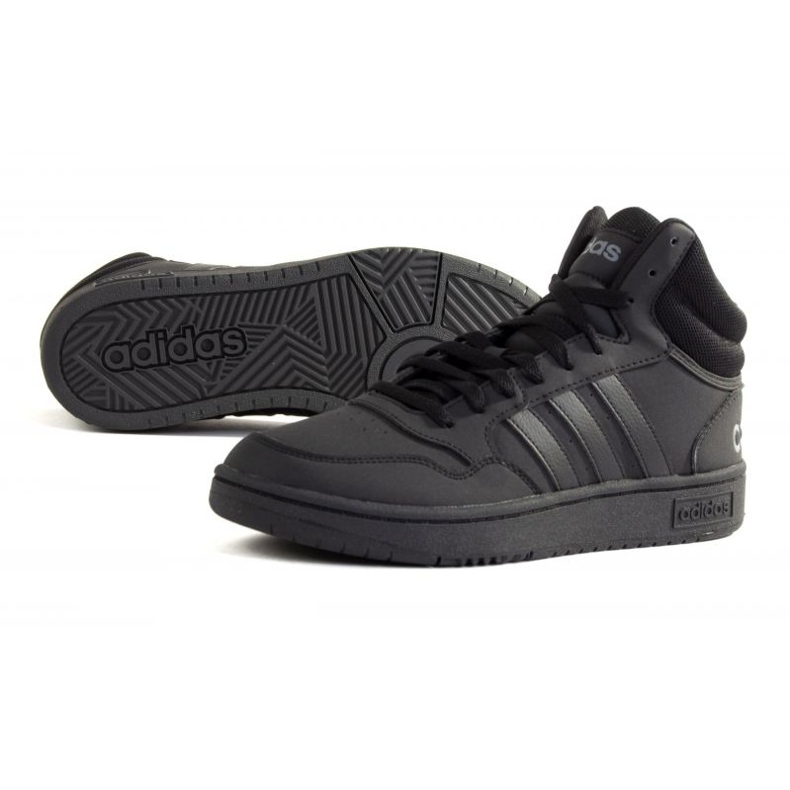Scarpe Adidas Hoops 3.0 Mid GV6683 nero 1