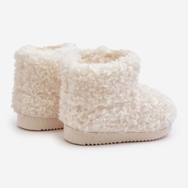 Doposci Da Bambino Con Pelliccia, Montone Mevael Beige Chiaro 2