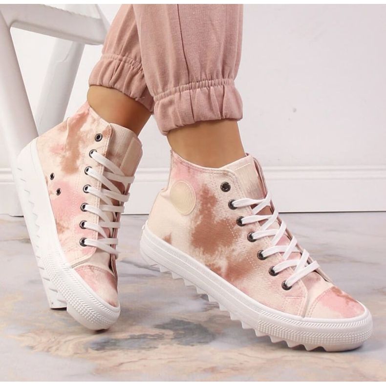 Big Star LL274048 INT1821 scarpe alte e sneakers beige 1