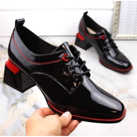 Scarpe in vernice con blocco Filippo W PAW469, nere nero 1
