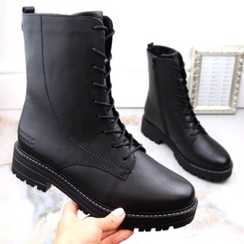 Rieker Comodi stivali in pelle isolanti Remonte W RKR622 neri nero 1