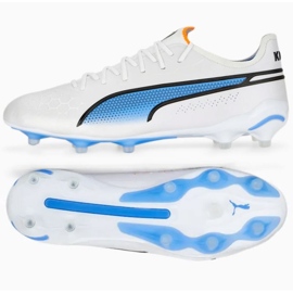 Scarpe Puma King Ultimate FG/AG M 107097 01 bianco bianco 1