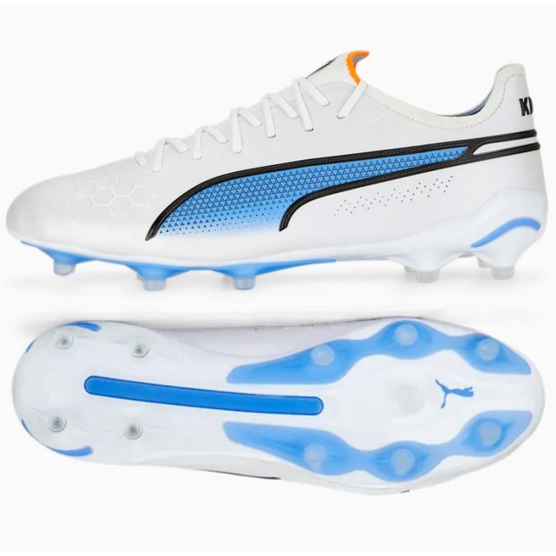 Scarpe Puma King Ultimate FG/AG M 107097 01 bianco bianco 1