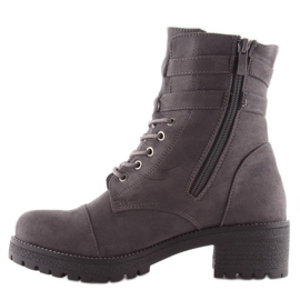 Stivali grigi Workery Suede grigio TS10 Grigio 1