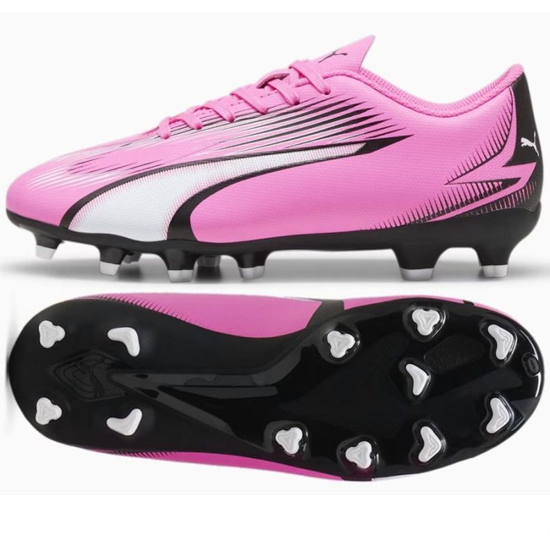 Scarpe Puma Ultra Play FG/AG Jr 107775 01 rosa 1