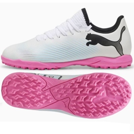 Scarpe Puma Future 7 Play Tt Jr 107737 01 bianco 1