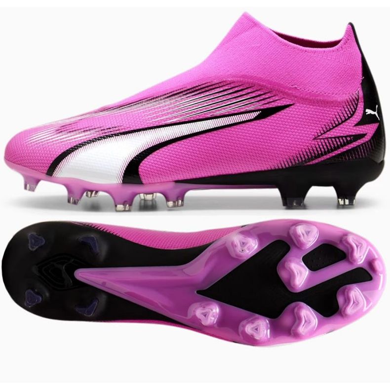 Scarpe Puma Ultra Match+ Ll FG/MG M 107759 01 rosa 1