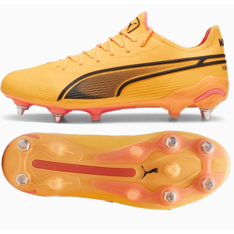 Scarpe Puma King Ultimate MxSG 107562 04 arancia 1