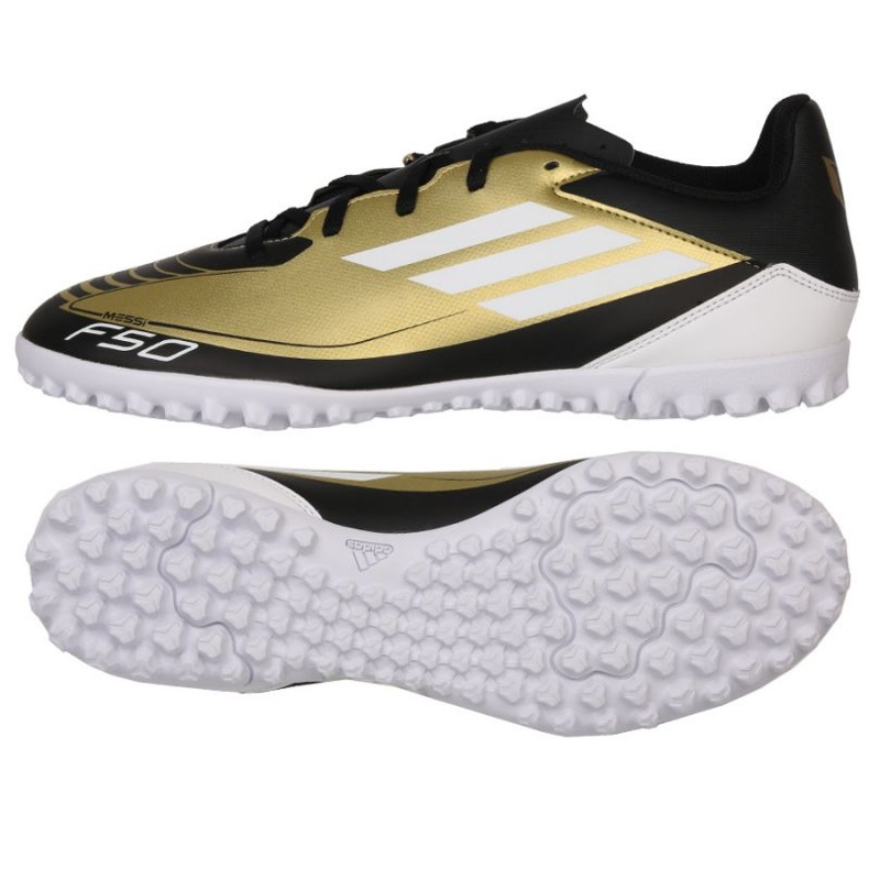 Scarpe Adidas F50 Club Messi Tf M IG9330 d'oro 1