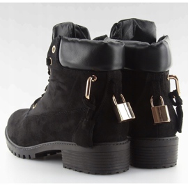 Stivali neri in legno per donna AT-0623-L Black nero 2