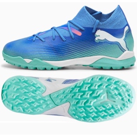 Scarpe Puma Ultra 7 Match TT+ Mid 107948 01 blu 1
