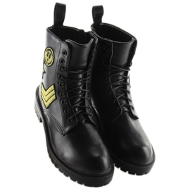 Stivali militari neri 8338 neri nero 1