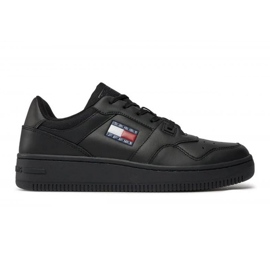 Scarpe Tommy Hilfiger Retro Basket Ess EM0EM01395BDS nero 1