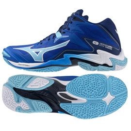Scarpe Mizuno Wave Lightning Z8 Mid V1GA240501 blu 1