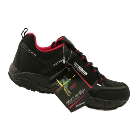 Scarpe da trekking da donna SOFTSHELL Outdoor DK 1096 nere nero 7