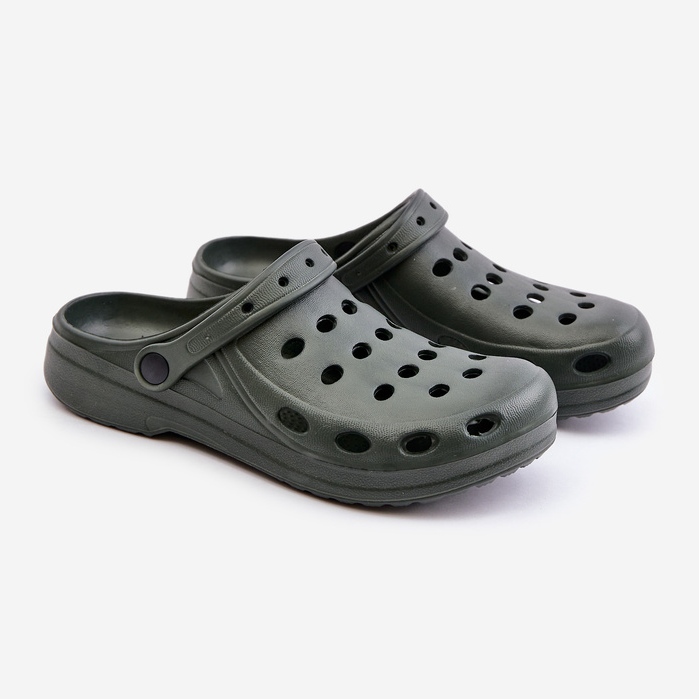 Sandali Infradito Da Uomo Per Piscina Giardino Verde Scuro 2