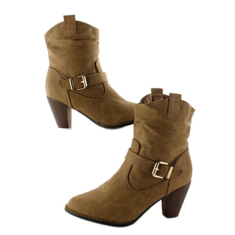 Stivali sottili 3133-12A Khaki cachi 1