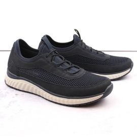 Comode scarpe Rieker M RKR657, blu navy 1