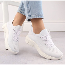 Scarpe sportive Potocki WOL242B, bianche bianco 1
