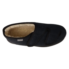 Dr.ORTO Befado scarpe da donna isolate con lana pu 986D013 nero blu 2