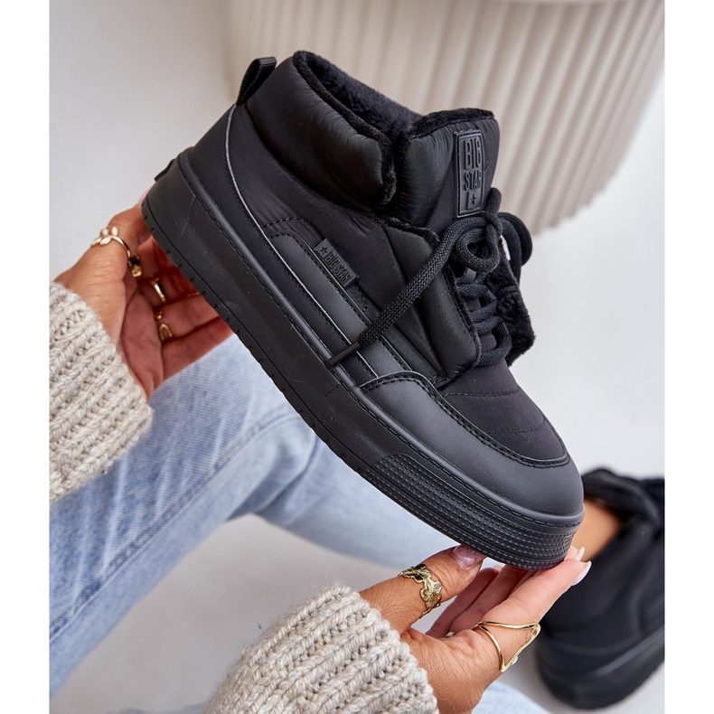 Scarpe da ginnastica isolanti Big Star da donna OO274A530 Nere nero 3