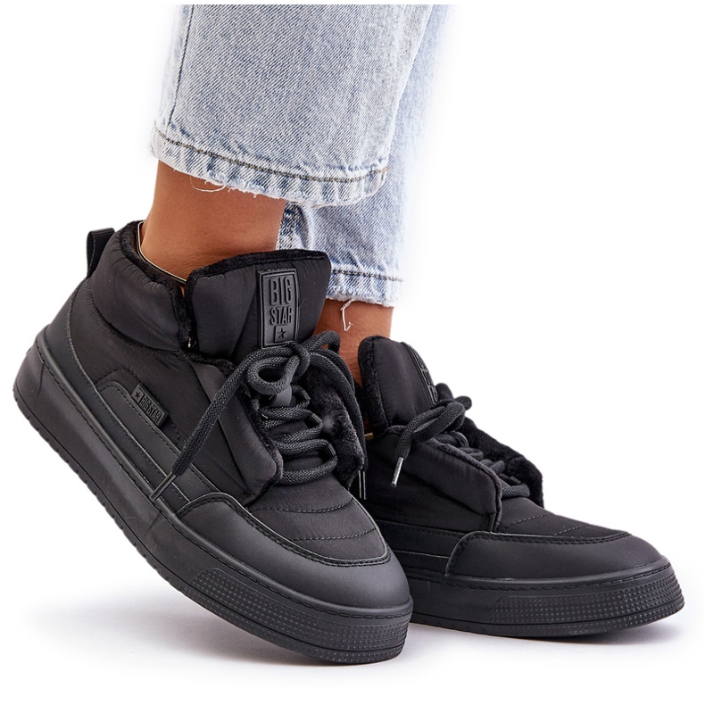 Scarpe da ginnastica isolanti Big Star da donna OO274A530 Nere nero 4