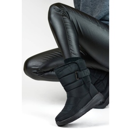 Doposci isolanti con velcro da donna, neri, 22T48B nero 1
