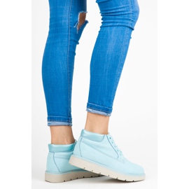 Vices Stivali sulla piattaforma blu 1