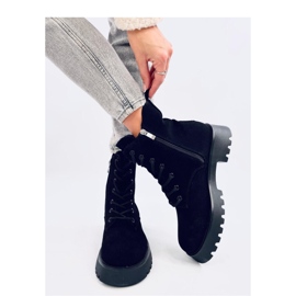 Franti Stivaletti Chelsea stringati neri - Inello nero 2