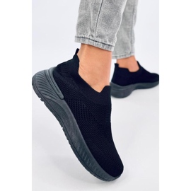 Scarpe sportive a calzino Suare Allblack - Inello nero 2