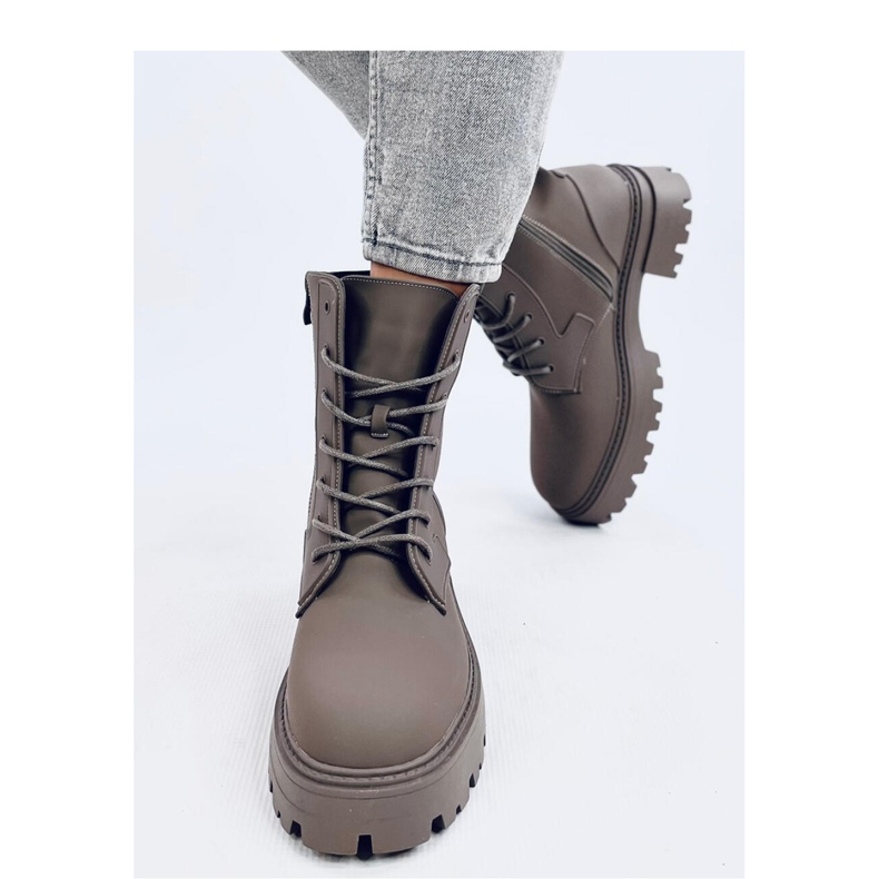 Stivaletti stringati Tamar Green - Inello verde 2