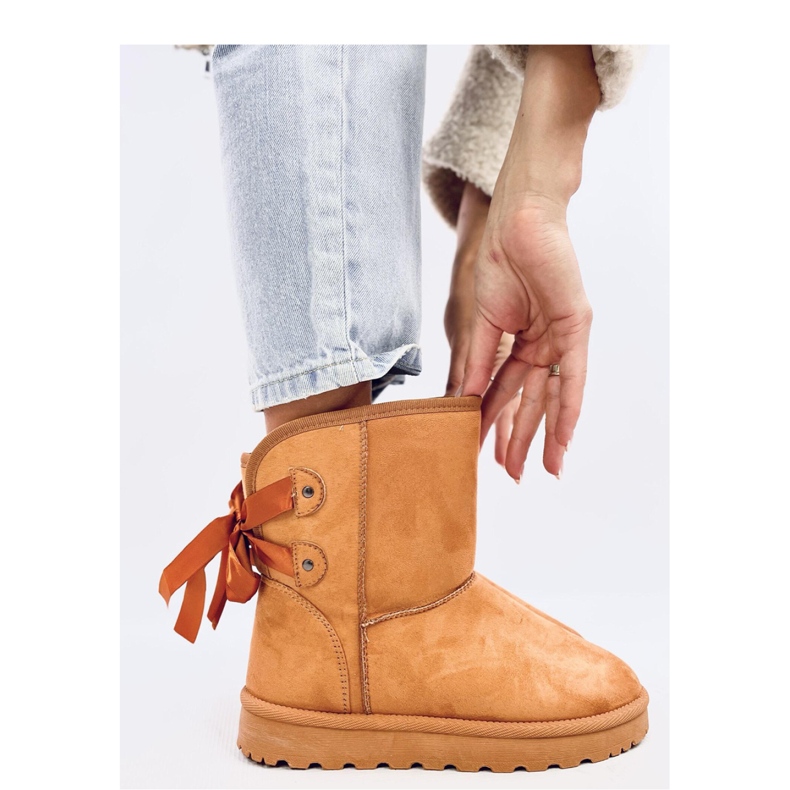 Doposci Emus con fiocchi Camel marrone 1