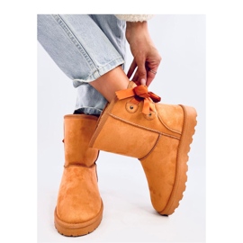 Doposci Emus con fiocchi Camel marrone 2