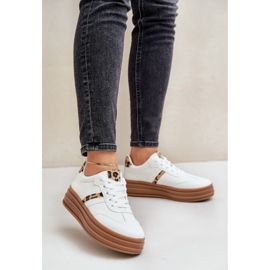 Scarpe Sportive Modello PC2802 Leopardo Bianco 1