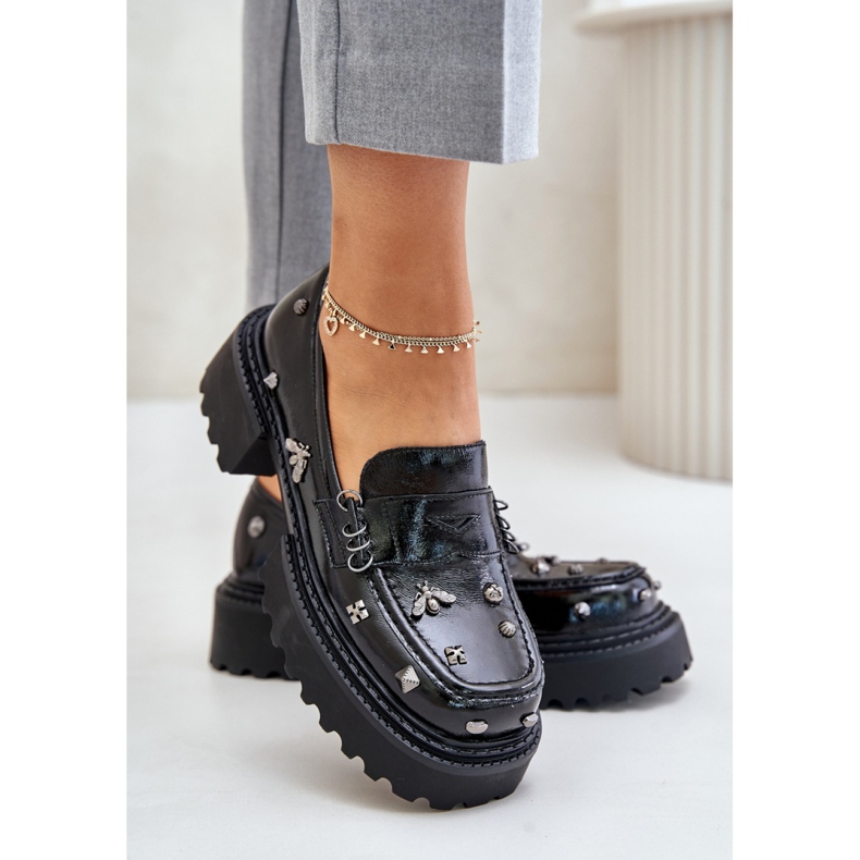 Scarpe Modello Da MR880-103 Lacca Nera nero 1