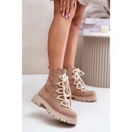 Stivali Modello NS539P Beige 1